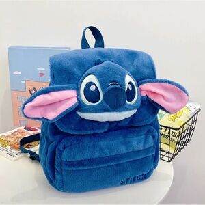 Stitch Cartoon Plush Backpack - Cute Lightweight Super Adorable.